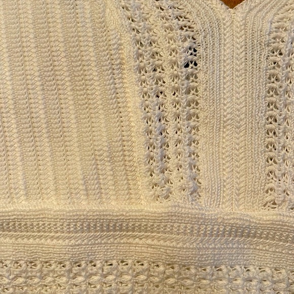 White knit lace crop top by Reiss - Picture 10 of 10